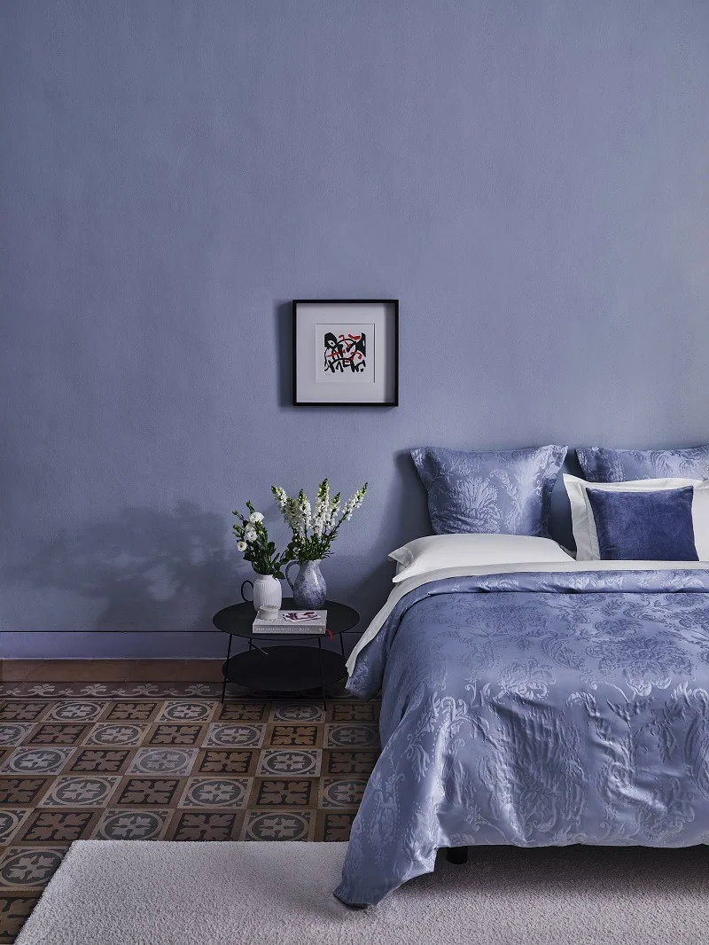 Ss22 Puglia Bed 5 Ultimate Brocade Celestine Lapis 2, Design Authority