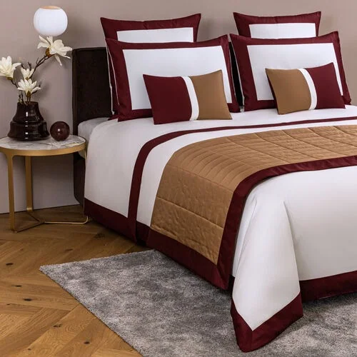 Frette%20Bold Boudoir Pillowcase In Amaryllis Camel 4, Design Authority