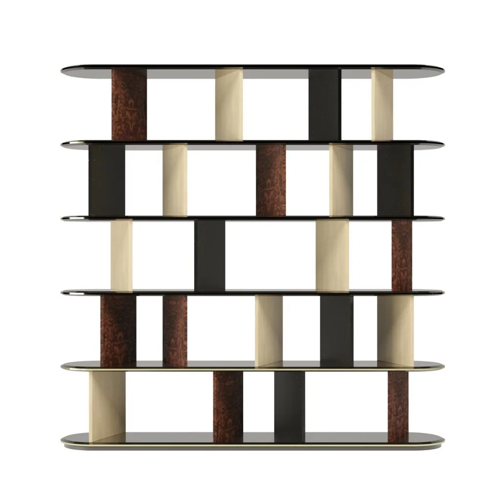 La Cascata Bookcase Perspective 1, Design Authority