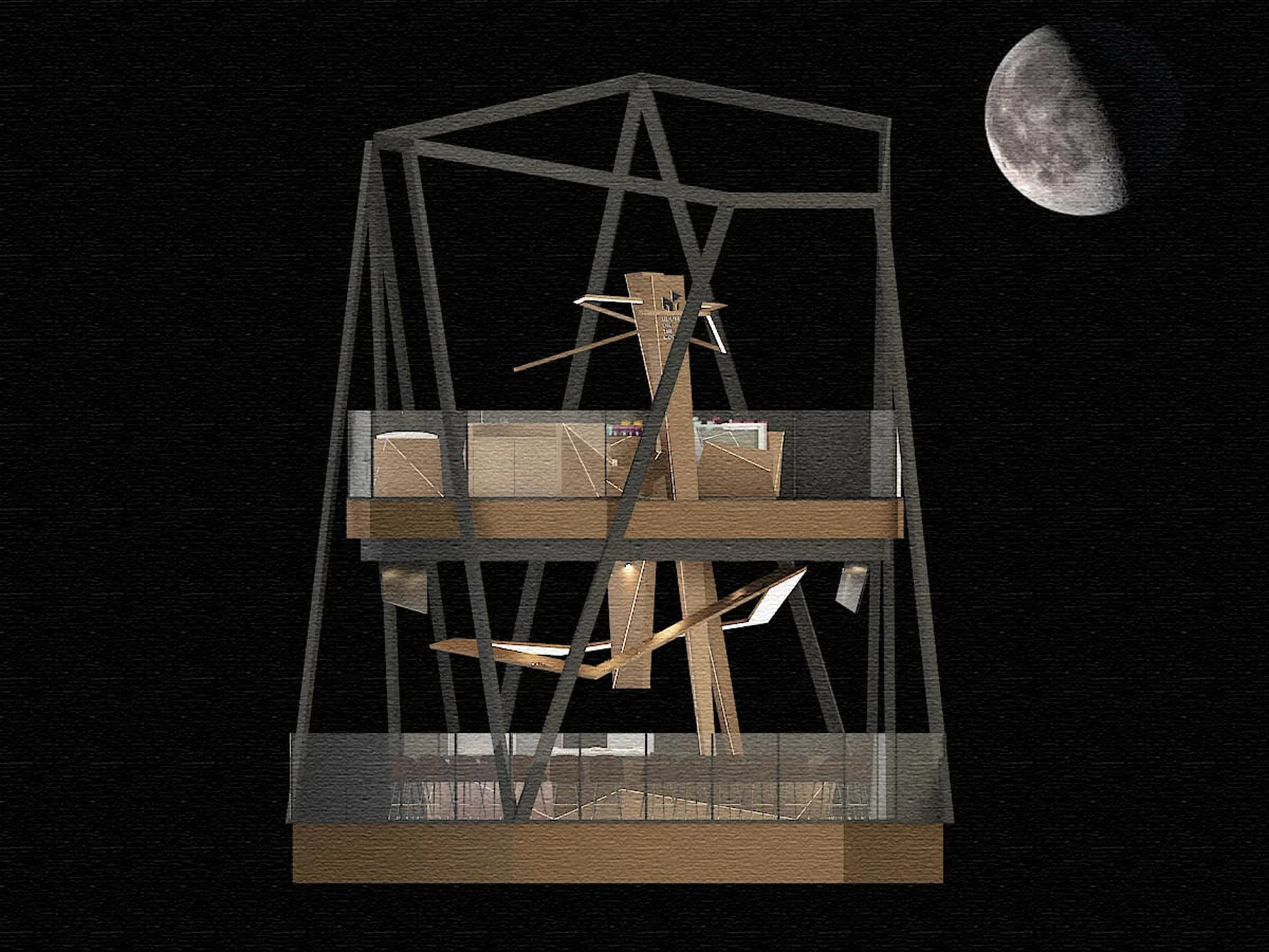 House on the Moon(Great World City Flagship Store) by SODA®Spirit Of Design Analogy, view 1