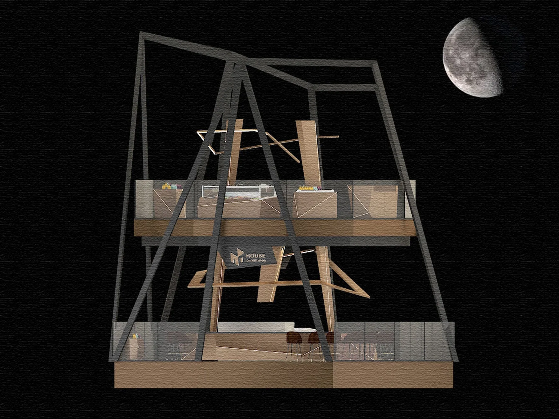 House on the Moon(Great World City Flagship Store) by SODA®Spirit Of Design Analogy, view 10