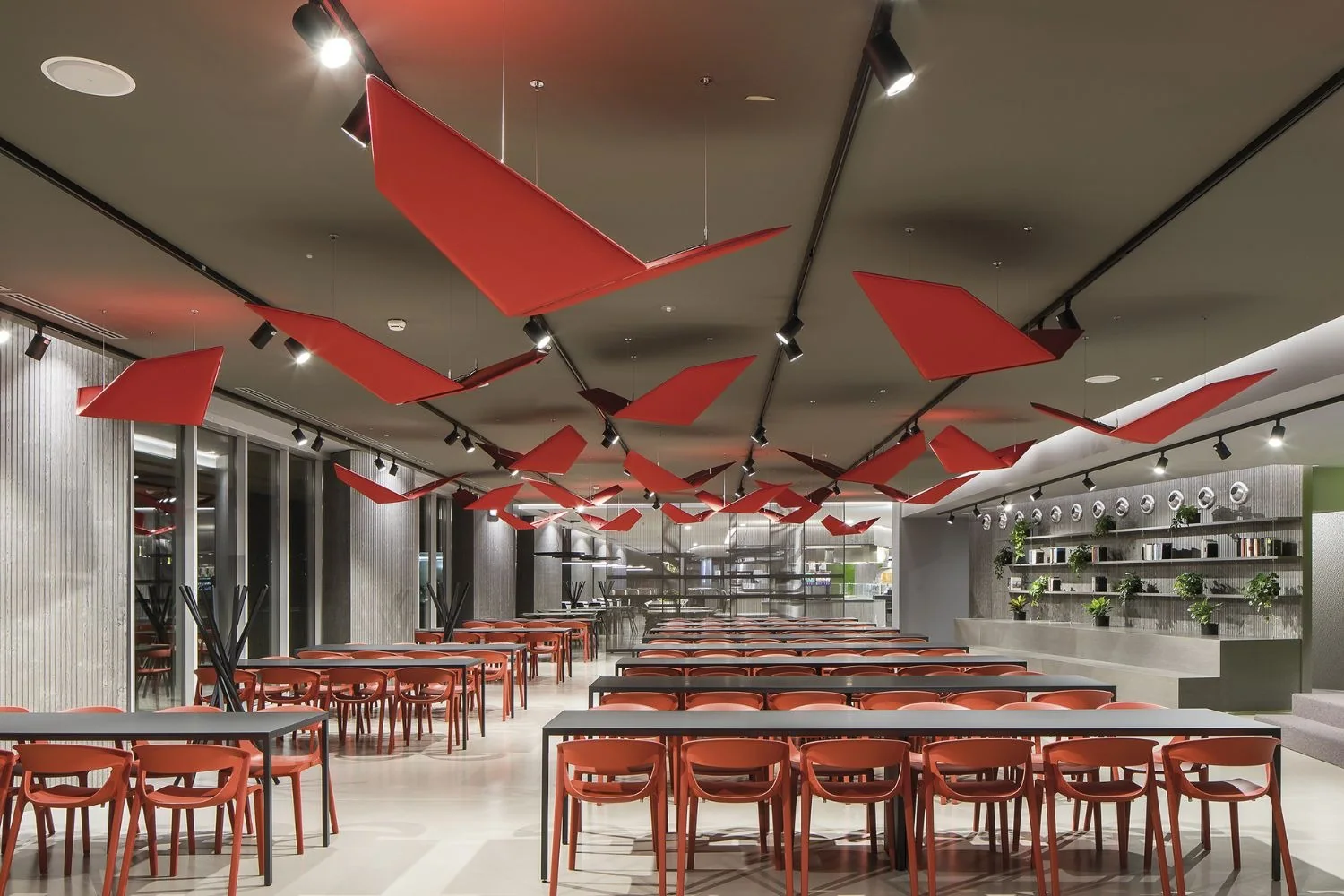 T1 Elements Acoustic Furnishings GENERALI Italy, Design Authority