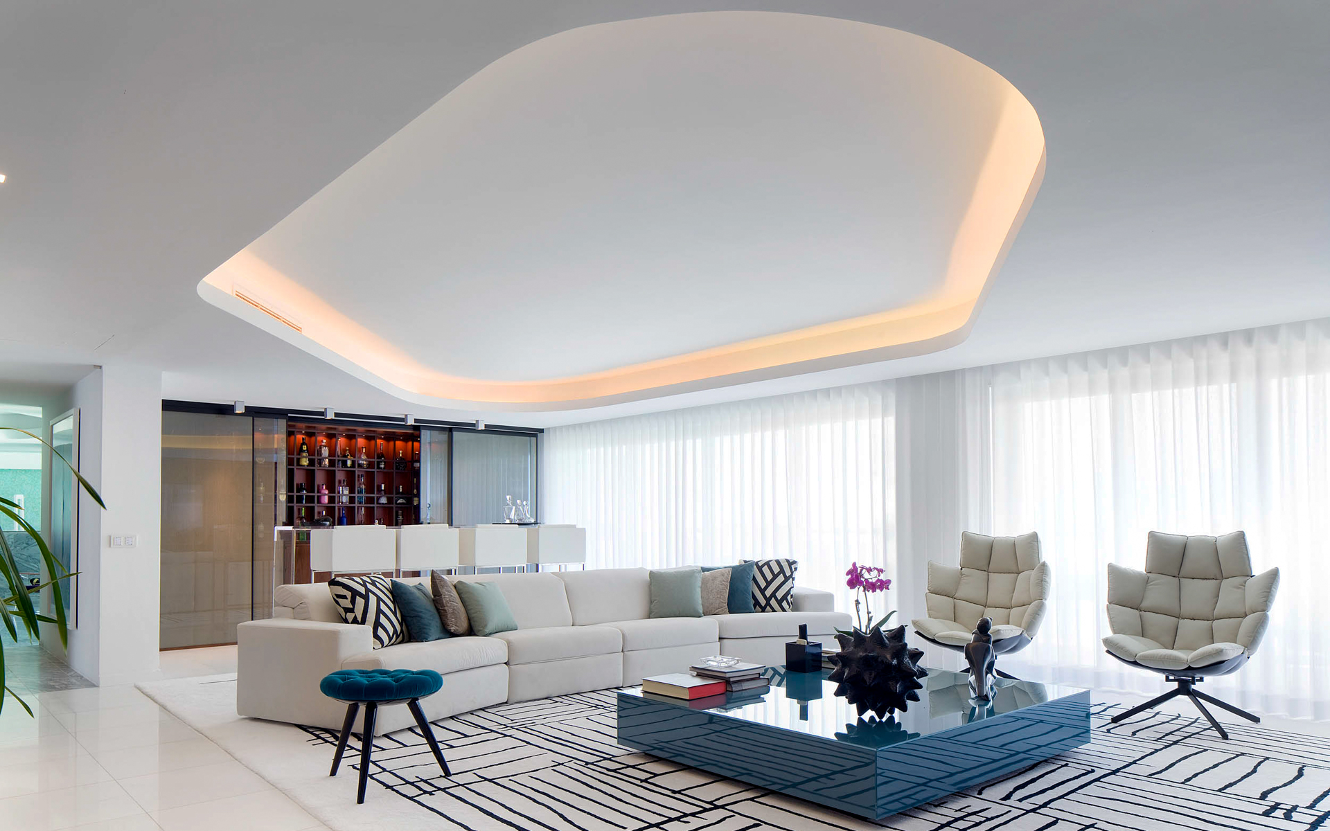 Cascais Penthouse Living Room, Design Authority