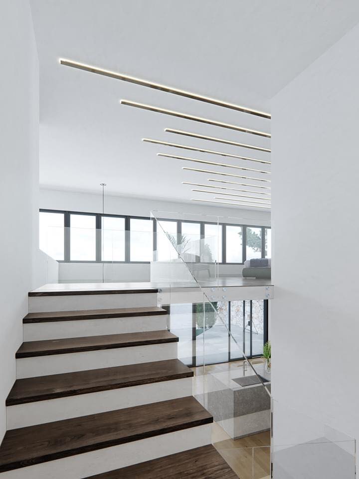 Contemporary Villa Staircase, Design Authority