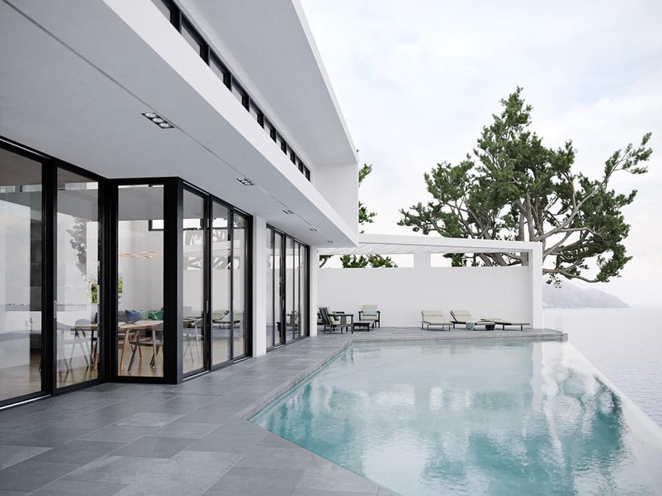 Contemporary Villa Swimming Pool, Design Authority