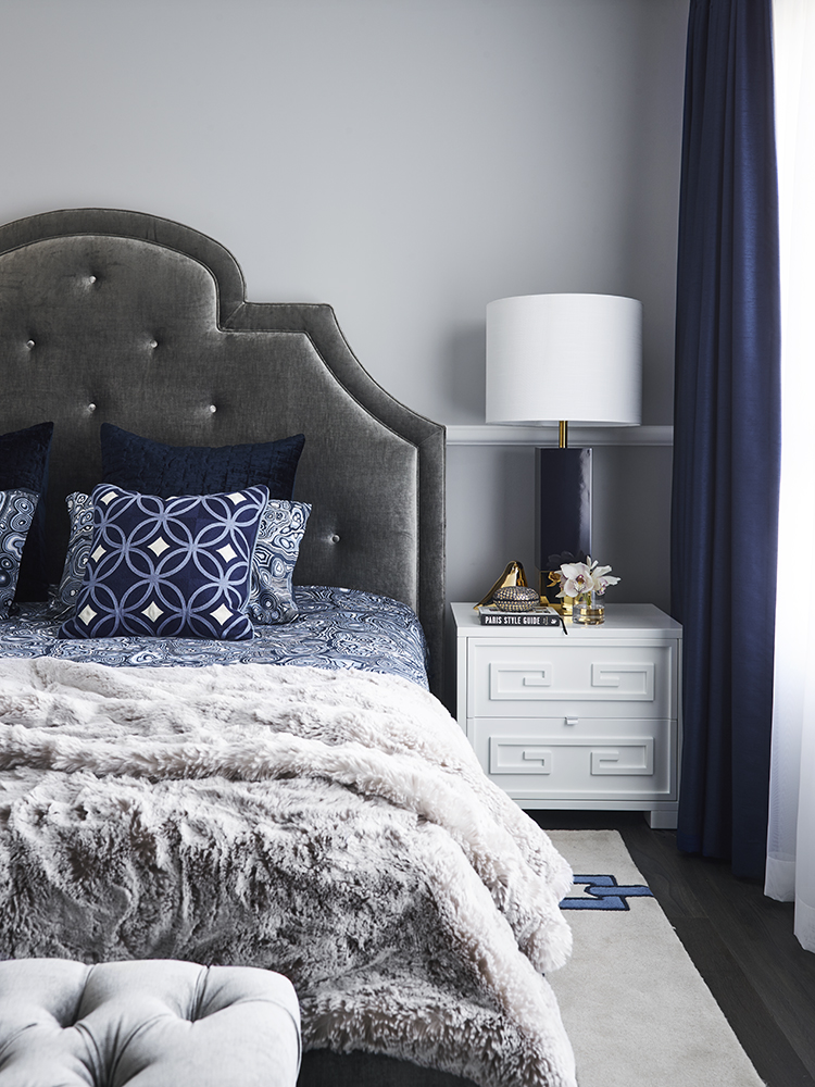 Navy Blues Bed Room, Design Authority