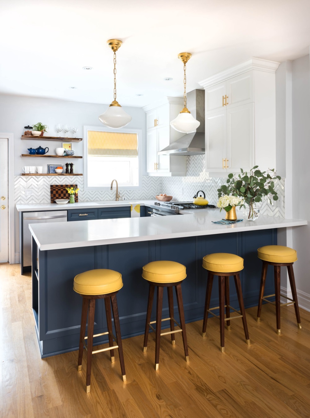 Kitchen Peninsula Bistro Kitchen — Rebecca Hay Designs Inc, Design Authority