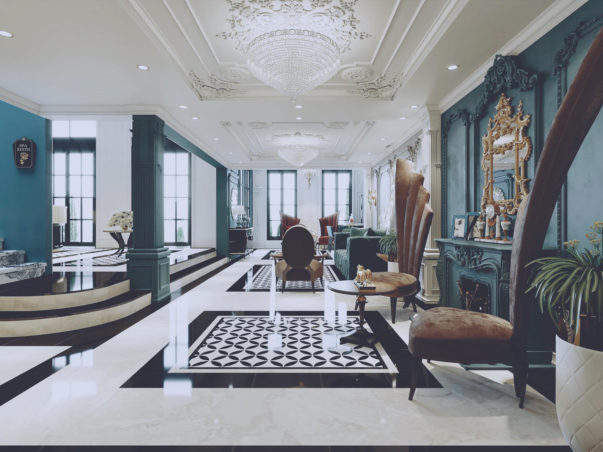 Elegant Waiting Lobby With Drama And Depth, Design Authority
