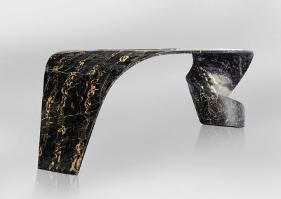 Graceful Fig Portoro Gold Marble Table 1 400x284, Design Authority