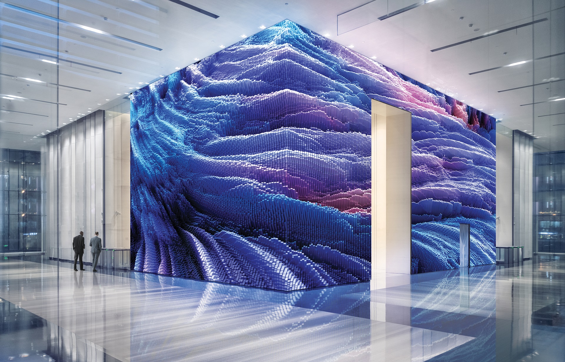 SAMSUNG The Wall Corporate Lobby, Design Authority