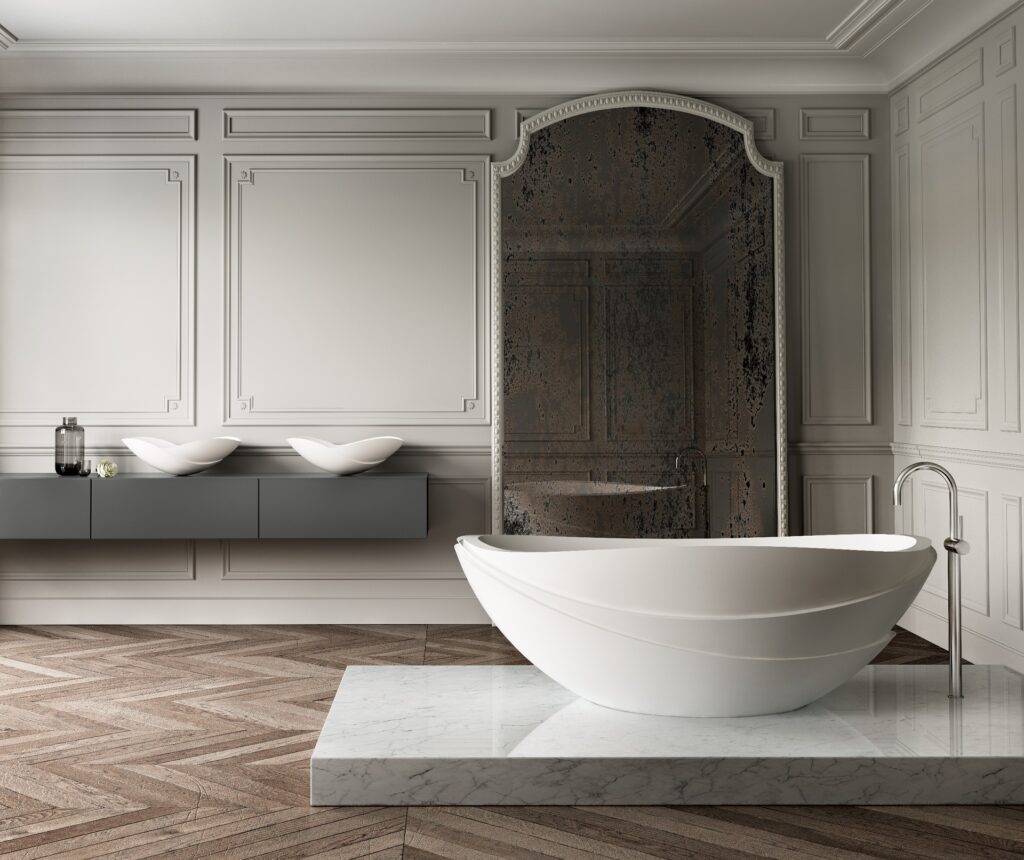 Serenity Collection By Kelly Hoppen MBE Serenity Bath And Basins In Diamond White 1024x860, Design Authority