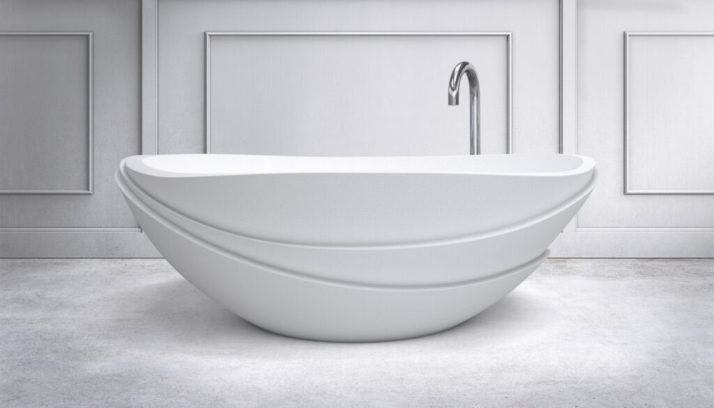 Serenity Oval Bath In Diamond White 1024x585, Design Authority