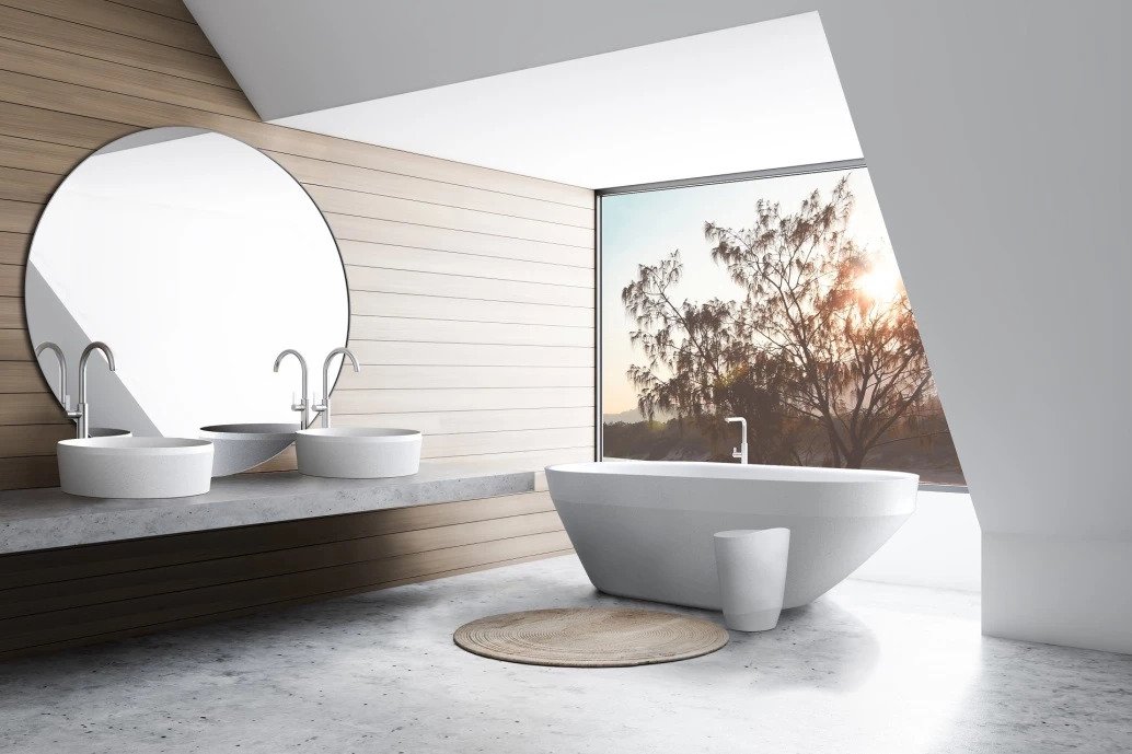 Apaiser Sol Collection Sol Bath Basins And Bath Stool In Diamond White, Design Authority