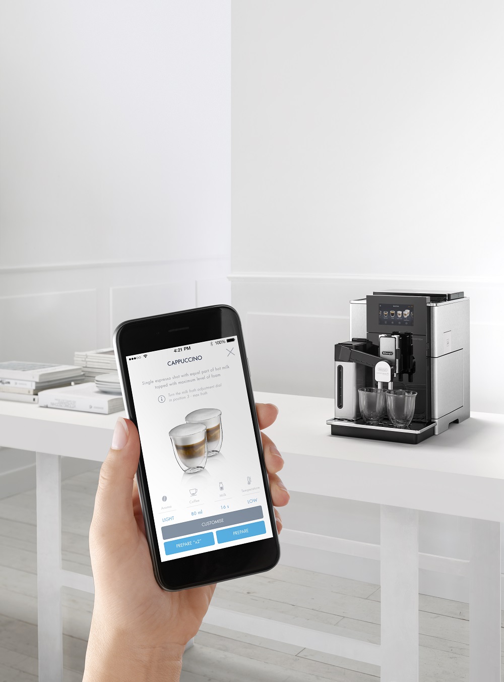 Maestosa By DeLonghi Coffee Link App, Design Authority
